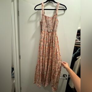 Marine Layer Multicolor Floral Midi Dress